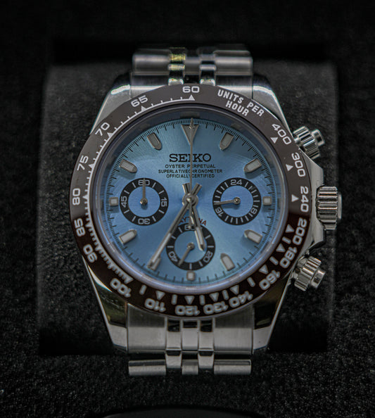 Glacier Chronograph – Custom VK63 Build by MODISTRY